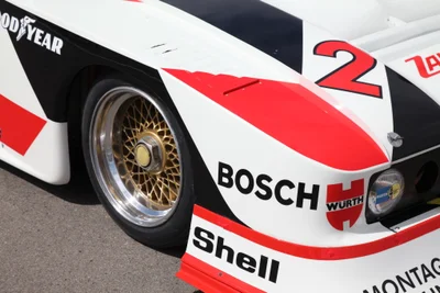 Vintage Race Car Detail – Bosch Shell Sponsorship Livery No. 2